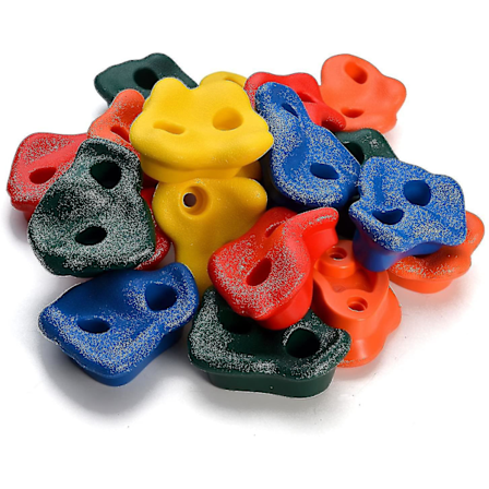 20 Klatregrep med steiner, teksturerte klatregrep