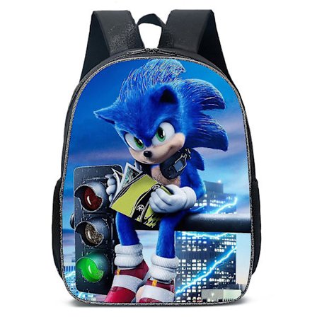 Cartoon Backpack Hedgehog Sonic Bag School Bag Kids