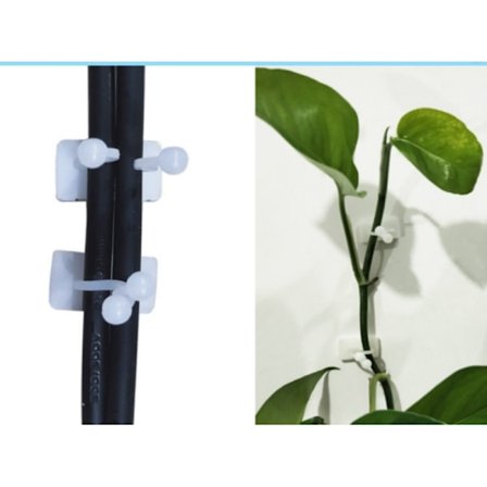 10-pack stora vinranklämmor för växtstöd