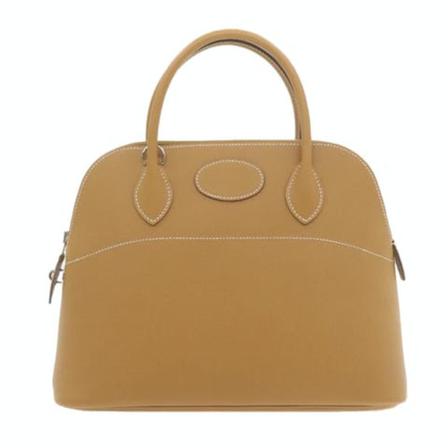 Hermès Vintage, Pre-owned Leather Bolide Beige, Dames, Maat:ONE Size