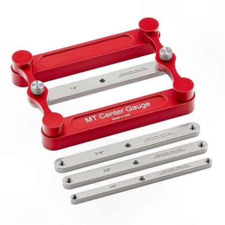 Center Gauge i rustfrit stål til træbearbejdning, præcisionsmærkning og ridsning