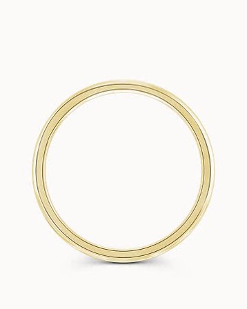 Alma Klassisk Vielsesring 18K Hvitt Gull