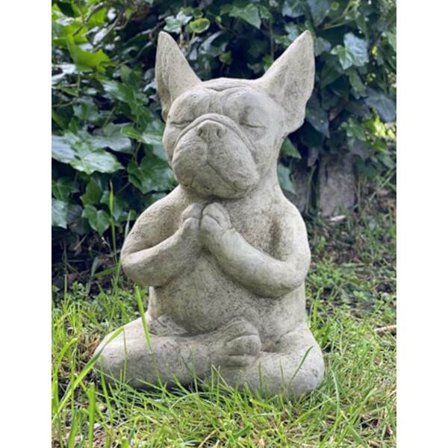 Zen-dyr meditasjonsutendørs hagestatuer | Asiatisk uteplassdekor