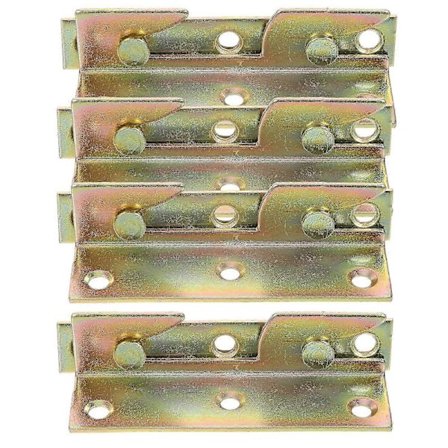 8 kpl Sängynrungon Kiinnikkeet Sängyn Saranat Sängynlaidankiinnikkeet Raskaaseen Käyttöön Sängynlaidan Tuet