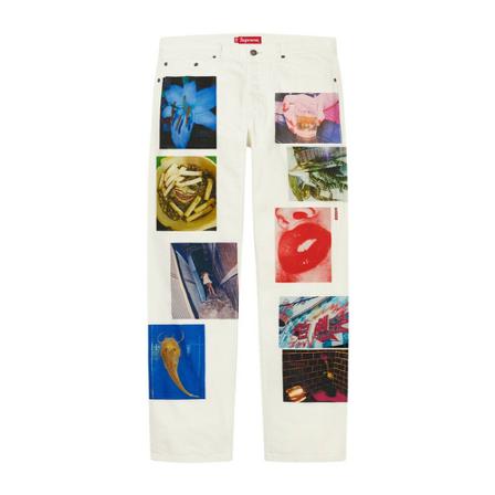 Supreme, Jeans Wit, Heren, Maat:W32
