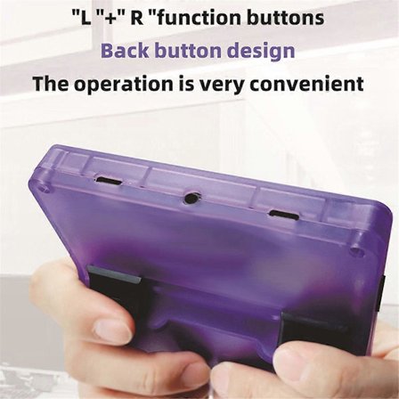 R39S Retro Handhållen Videospels Konsol Linux System 4 Tum IPS Skärm Portabel Fick PSP Videospels Spelare 64GB Blå