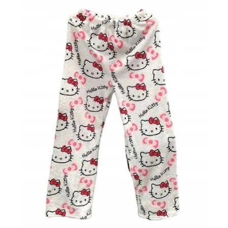 Tegneserie HelloKitty Flanell Pyjamas Plysj og Tykk Isolasjon Pyjamas for Kvinner