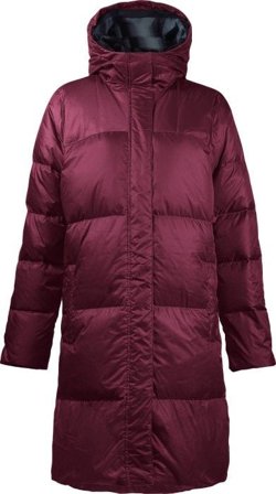 Skhoop Sonja Down Coat naisten untuvatakki, Ruby Red