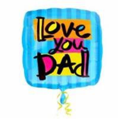 Heliumballong love you dad - Partyninja.se