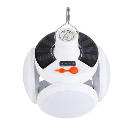 Solar Camping Lanterne Lampe Telt Genopladelig Fjernbetjening