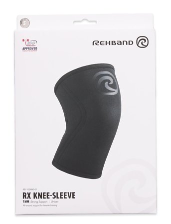 Rx Knee-Sleeve 7Mm Black Rehband