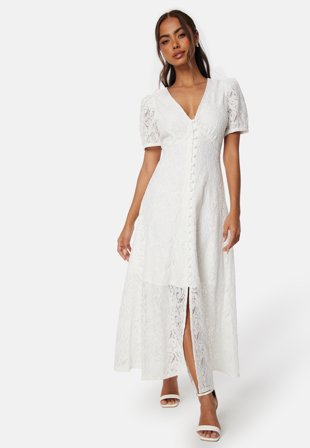 YAS Yara Ankle Dress Star White Klær