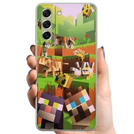 Kompatibelt Mobildeksel til Samsung Galaxy S21 FE 5G MineCraft