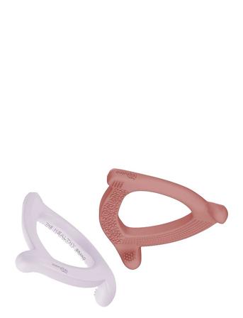 Silic Teether 2-Pack Ll/Nr Toys Baby Toys Teething Toys Brun Everyday Baby*Betinget Tilbud