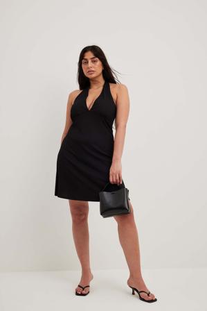NA-KD Robe épurée structurée - Robes courtes - Noir - Small