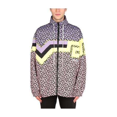 Versace, Coats Roze, Heren, Maat:L