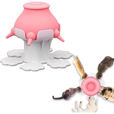 Valpmatare för flera valpar, kattungar och kaniner - 300 ml söt nappmjölkmatare för husdjur med 5 justerbara silikonnappar