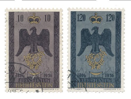 Liechtenstein 1956 - MICHEL 346/347 - Stemplet