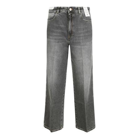 PT Torino, Wide Jeans Zwart, Dames, Maat:W27