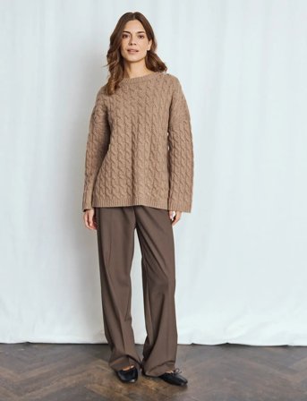 Bruun & Stengade Bs Miranda Regular Fit Knitwear - Brown - L