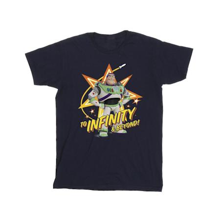 Disney Boys Toy Story Buzz To Infinity T-shirt 7-8 år Marinblå B Navy Blue 7-8 Years