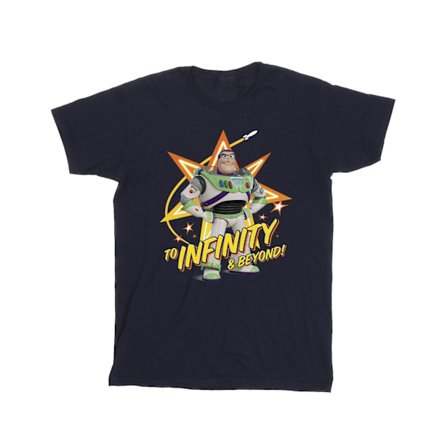 Disney Boys Toy Story Buzz To Infinity T-shirt 7-8 år Marinblå B