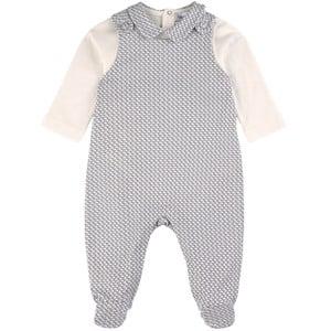 Kids - Emporio Armani Blue Branded Overalls Set - Clothing sets - 3 months - Blue