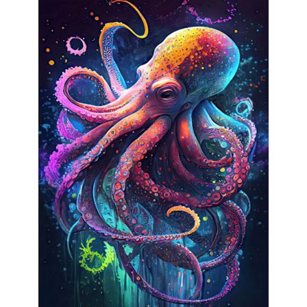 30x40cm Mustekala 5D Timanttimaalaus Sarjat Aikuisille, DIY Timantti