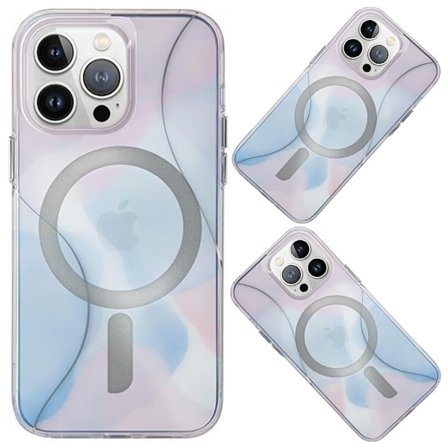 UNIQ Coehl Palette iPhone 15 Pro 6.1 Magnetisk ladeveske blå/mørkeblå