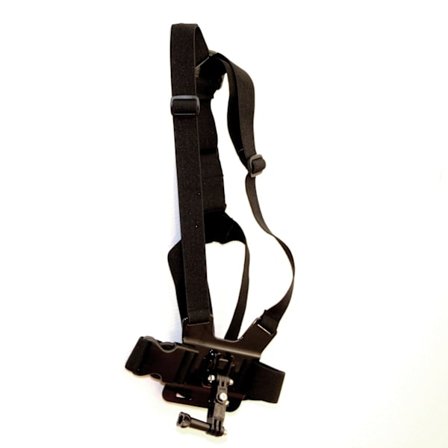 Bröstsele med justerbart fäste för kamera