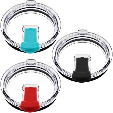 IC 30 oz tumblarilukko, sopii YETI Ramblerille, Ozark Trailille, Old Style Rticille ja muille, 3-pakkauksessa vuotamattomia roiskeenkestäviä kansia (