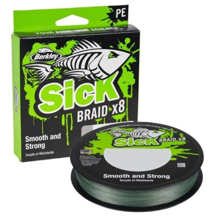 Berkley Sick Braid Moss Green 0,12mm