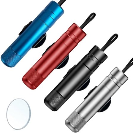 Safe Pro X Bil Nødudrykningsværktøj, Automatisk Vinduesåbningshammer på Land og Under Vand, En Rød red