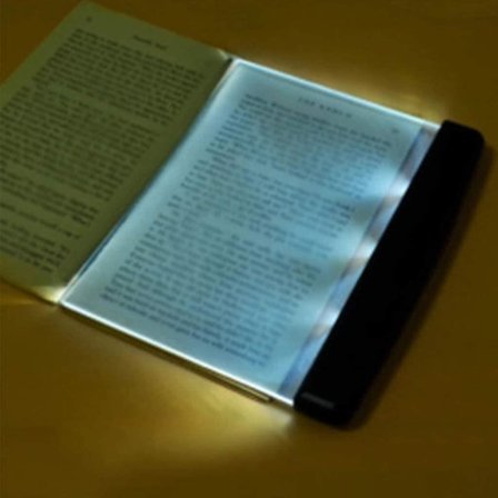 Page Glow Læselampe, Led Paperback Boglampe Board, Boglampe Til Læsning I Sengen Om Natten