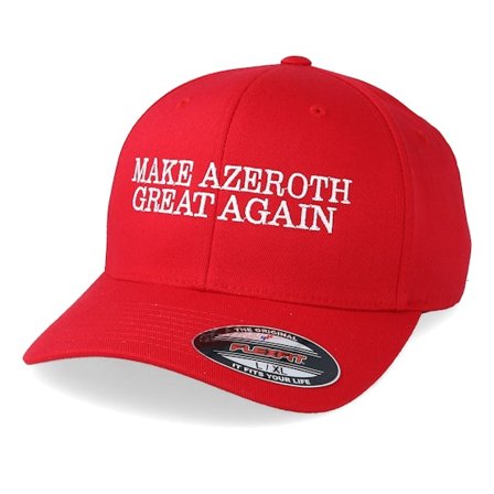 Iconic - Rouge Casquette - Make Azeroth Great Again Red Flexfit @ Hatstore