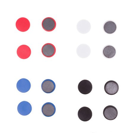 4 Pack Magneter för Whiteboard & Kylskåp - 35 mm