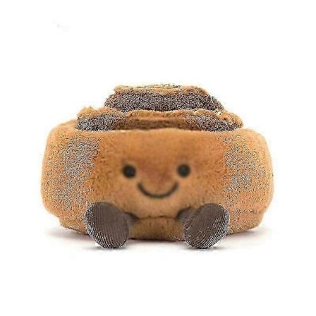 2025 11cm Kanelbolle Terte Plysjleketøy Gave til Barn