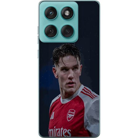 Kompatibelt Mobildeksel til Motorola Edge 60 Fusion Pastellregnbue med hvite stjerner og myk fargeovergang i drømmende himmeldesign