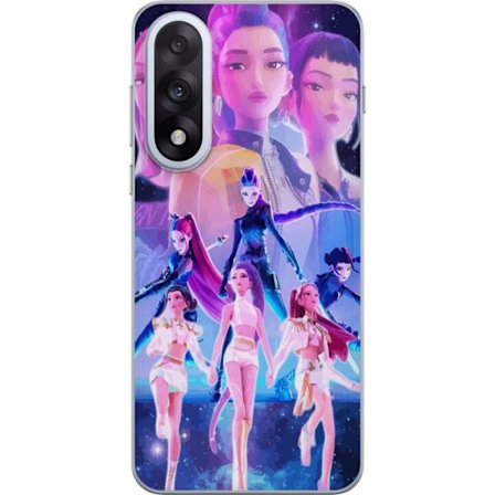 Kompatibelt Mobildeksel til Motorola Nord 5 K-pop-inspirert futuristisk jentegruppe i neonlys og kosmisk sci-fi scene