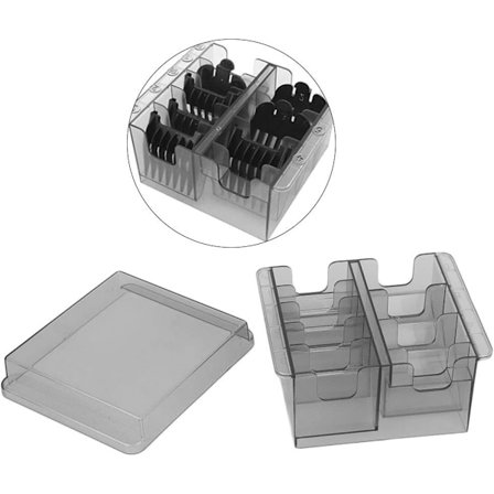 Kamholder for hårklipper, grensekam oppbevaringsboks, hårklipper oppbevaringsboks, salong hårklipper guidekam oppbevaringsboks, beholder for 