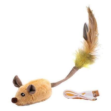 Interaktivt Katteleke Mus Bevegelig Katteleke Fjernkontroll Katteleker Mus Elektronisk Bevegelig Leke Katt Se[HK]