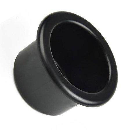 Svart koppholder i plast for bil, solbriller, telefon, oppbevaring, stuing, innfelt, til bobil, bil, båt, tilhenger, autostyling, tilbehør | |