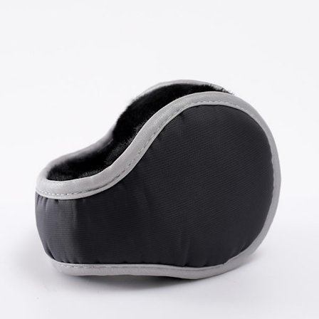 Ørevarmere Vandtætte Justerbare Fleece Ørevarmere Til Mænd Kvinder Vinter Ørevarmere(sort mørkt gitter)