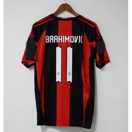 Zlatan Ibrahimovic AC Milan Fodboldtrøje T-shirt Sæson 10-11 10-11 AC Milan{AZC}