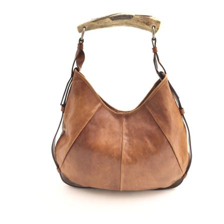 Saint Laurent Vintage, Pre-owned Shoulder Bag Bruin, Dames, Maat:ONE Size,leer