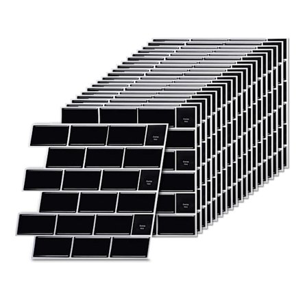 Selvklæbende 3D-vægfliser, 30x30 cm, nem montering