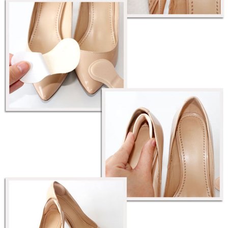 1-Par Mjuka Slittåliga Avlastande Hälinlägg