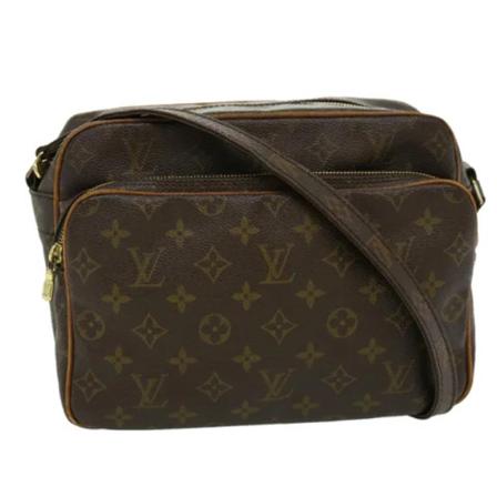 Louis Vuitton Vintage, Pre-owned Canvas louis-vuitton-bags Bruin, Dames, Maat:ONE Size