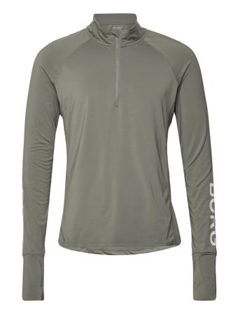 Borg Midlayer Half Zip Sweatshirts & Hoodies Fleeces & Midlayers Grå Björn Borg
