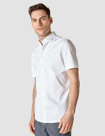 SHAPING NEW TOMORROW Classic Short-Sleeved Shirt Man's - White - XXX-Large